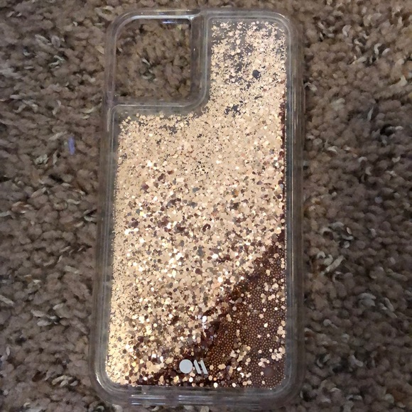 Accessories Rose Gold Glitter Iphone 11 Case Poshmark
